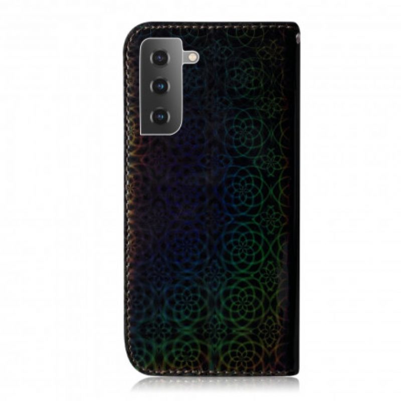 Custodia in pelle Samsung Galaxy S21 Plus 5G Colore Puro