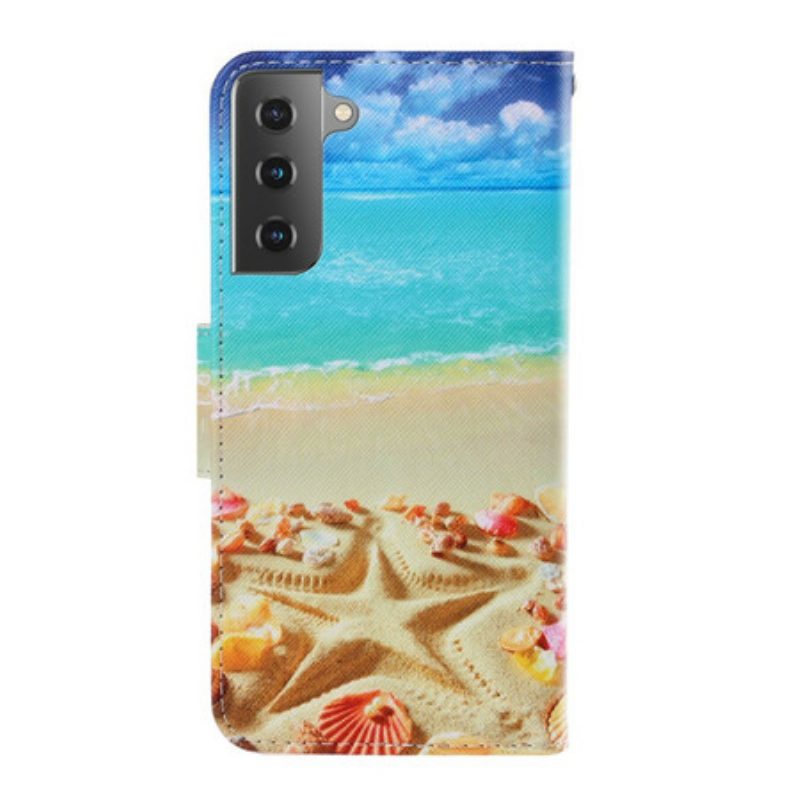 Custodia in pelle Samsung Galaxy S21 Plus 5G Spiaggia Del Cordino