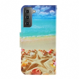 Custodia in pelle Samsung Galaxy S21 Plus 5G Spiaggia Del Cordino