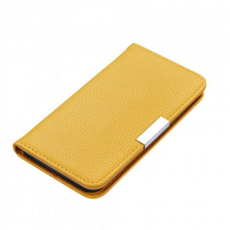 Folio Cover Samsung Galaxy S21 Plus 5G Custodia in pelle Ecopelle Litchi Ultra Chic