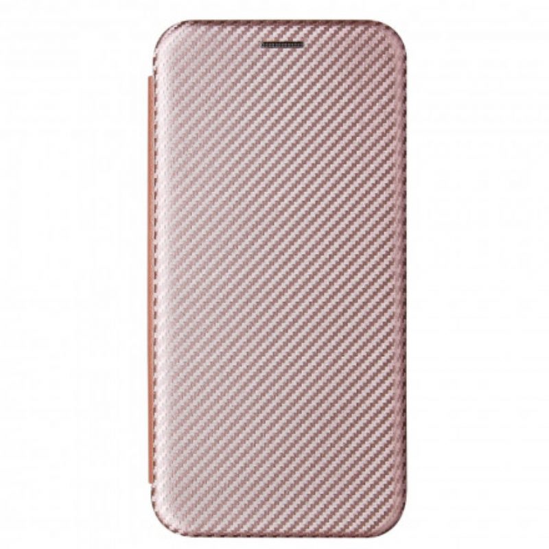 Folio Cover Samsung Galaxy S21 Plus 5G Custodia in pelle Fibra Di Carbonio