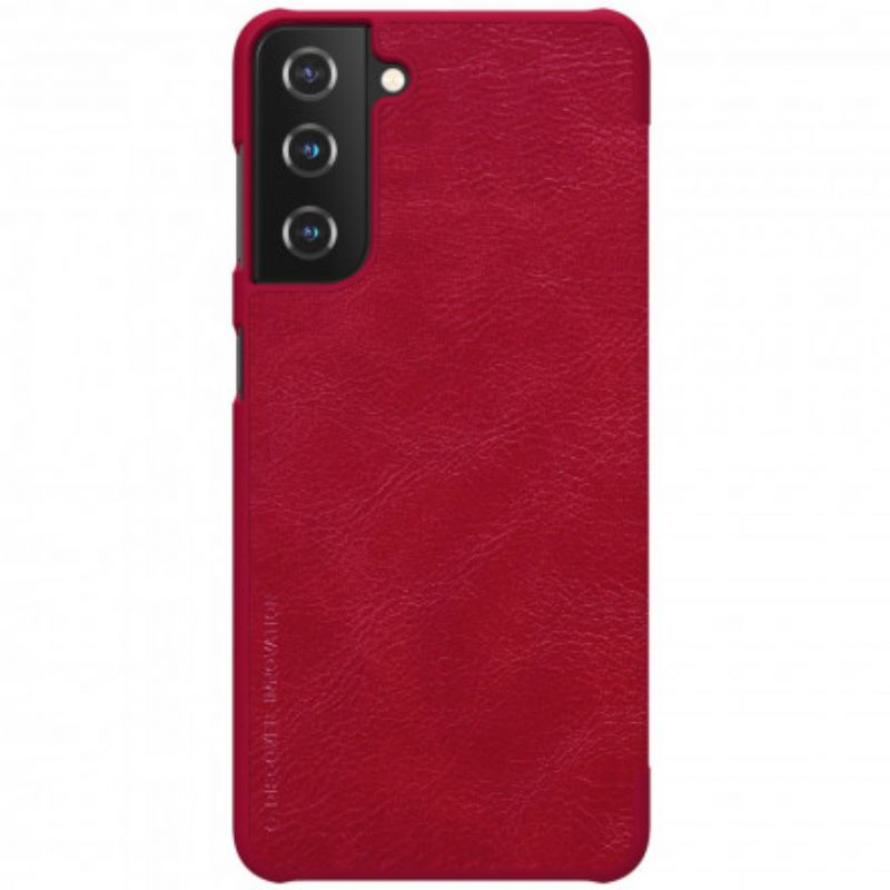 Folio Cover Samsung Galaxy S21 Plus 5G Custodia in pelle Serie Nillkin Qin