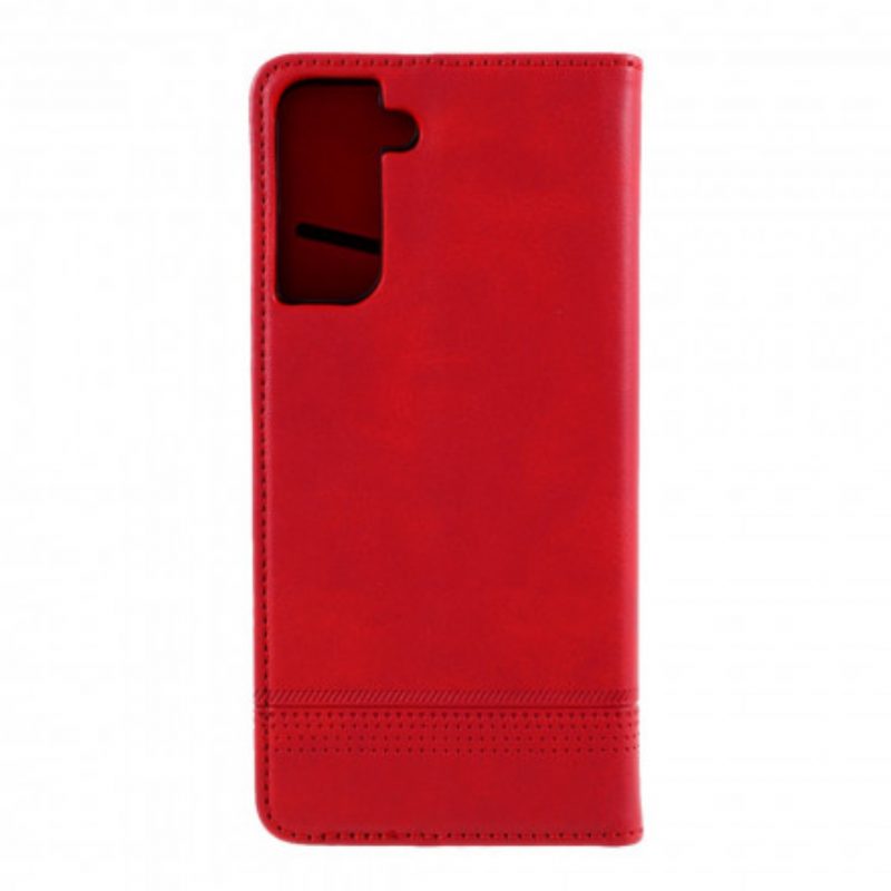 Folio Cover Samsung Galaxy S21 Plus 5G Custodia in pelle Stile In Pelle Azns