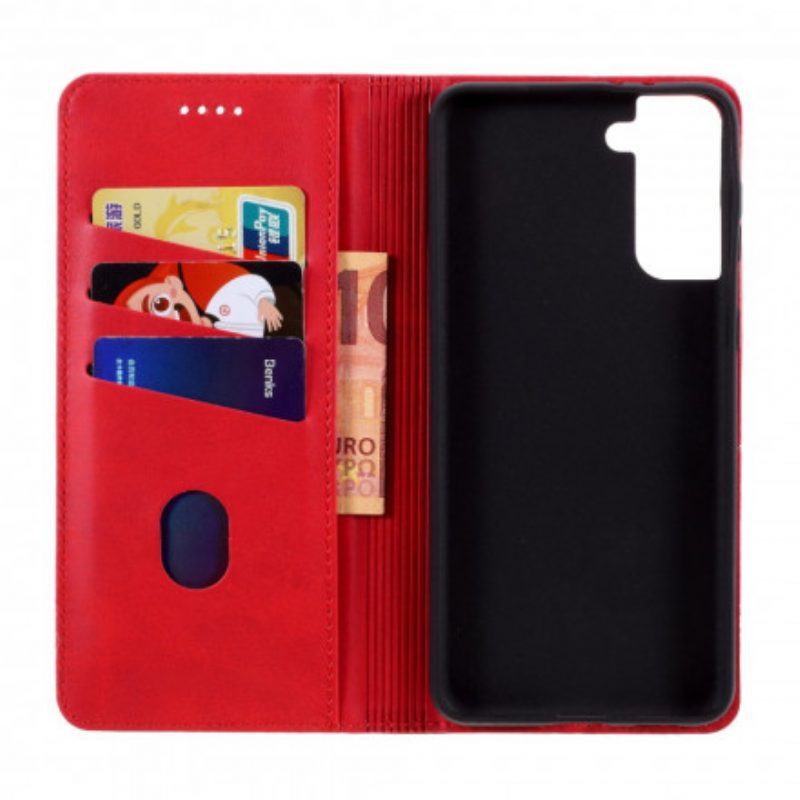 Folio Cover Samsung Galaxy S21 Plus 5G Custodia in pelle Stile In Pelle Azns