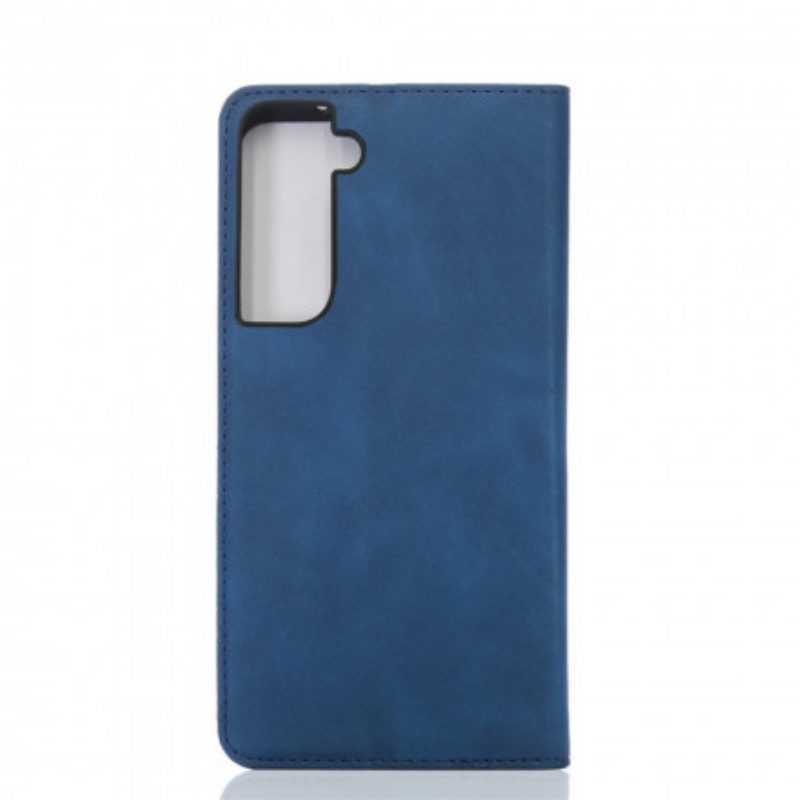 Folio Cover Samsung Galaxy S21 Plus 5G Custodia in pelle Tocco Di Pelle