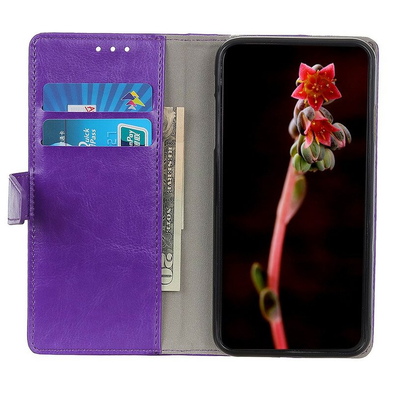 Folio Cover Samsung Galaxy S21 Plus 5G Elegante Effetto Pelle Lucida