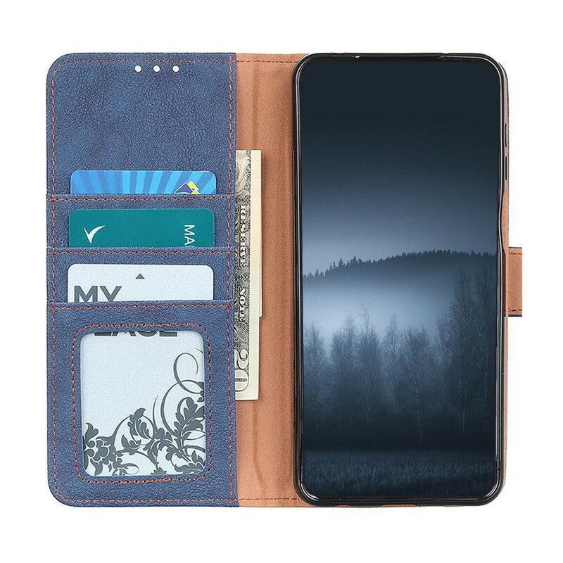 Folio Cover Samsung Galaxy S21 Plus 5G Khazneh Retro Crosta Ecopelle