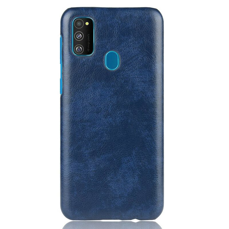 Cover Samsung Galaxy M21 Effetto Pelle Litchi