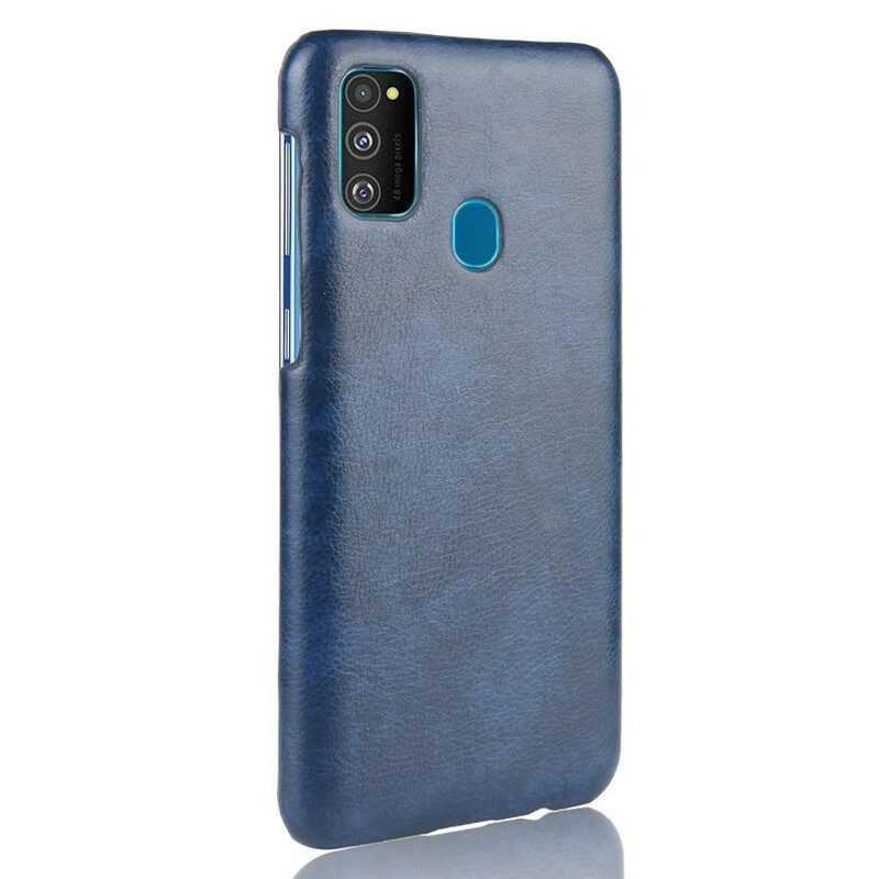 Cover Samsung Galaxy M21 Effetto Pelle Litchi