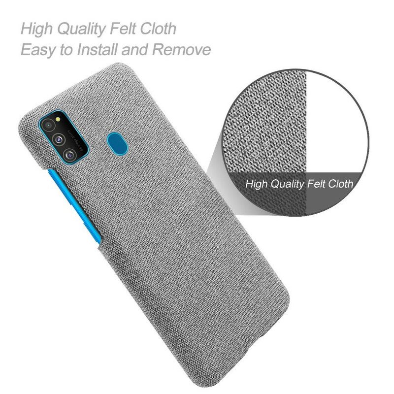 Cover Samsung Galaxy M21 Trama Tessuto Ksq