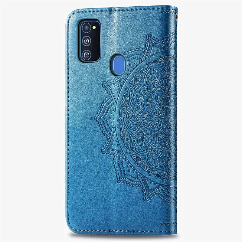 Custodia in pelle Samsung Galaxy M21 Mandala Medioevo