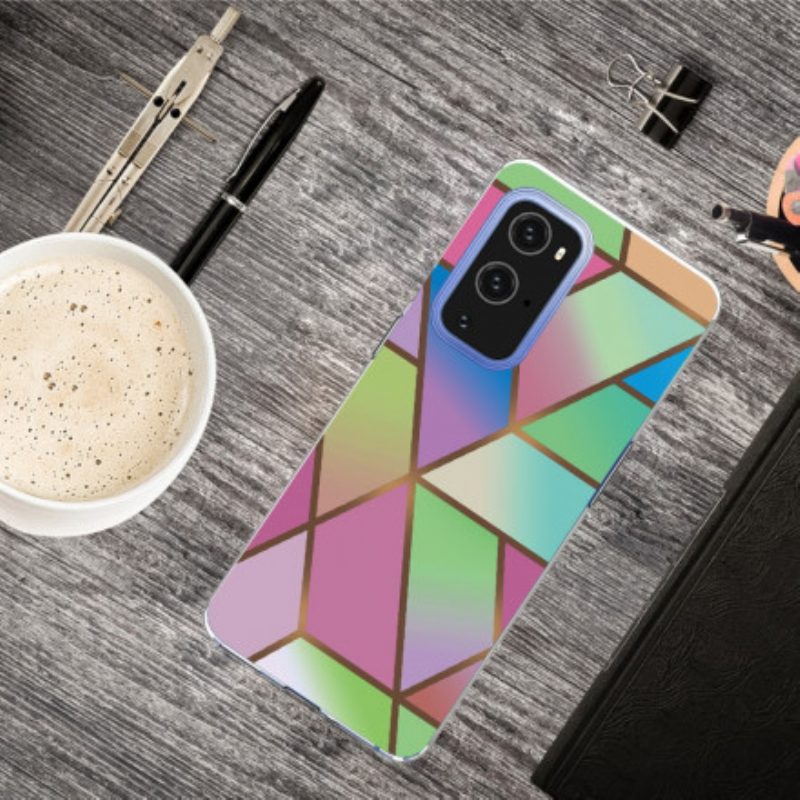 Cover OnePlus 9 Marmo Geometrico