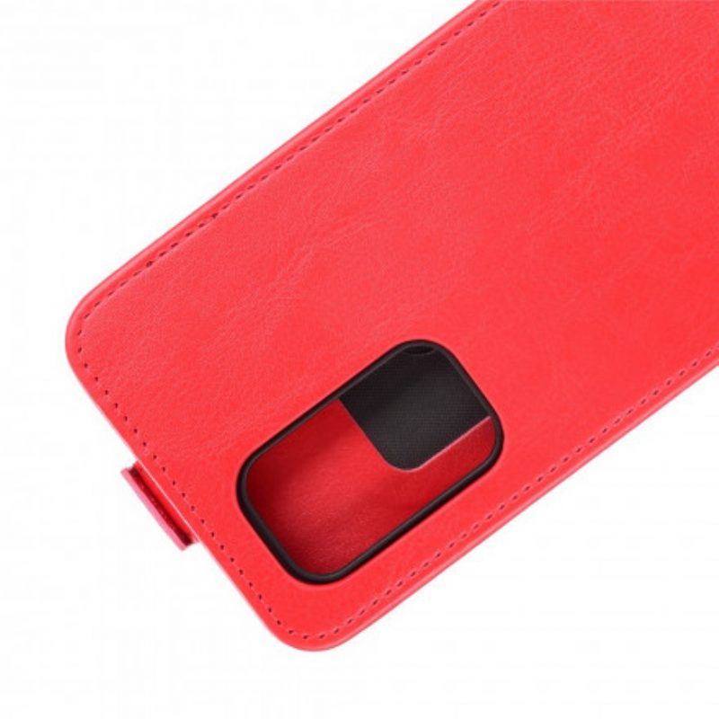 Custodia in pelle OnePlus 9 Folio Cover Ribalta Verticale Effetto Pelle