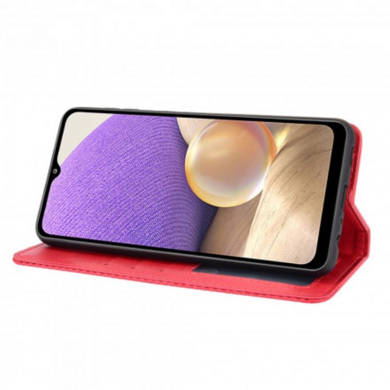 Folio Cover OnePlus 9 Custodia in pelle Effetto Pelle Vintage Stilizzato