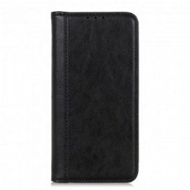 Folio Cover OnePlus 9 Custodia in pelle Eleganza Split Litchi Leather