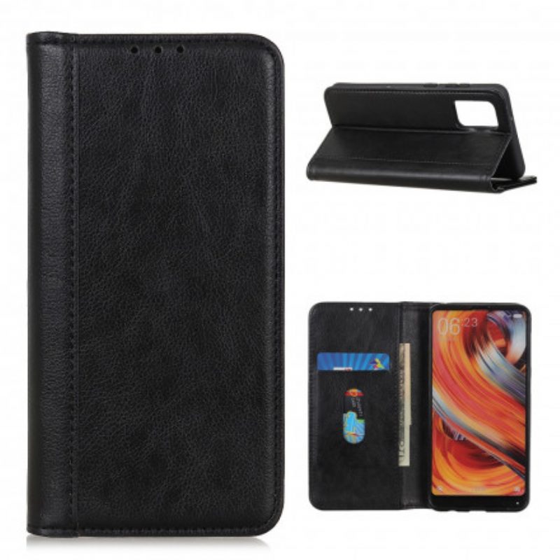 Folio Cover OnePlus 9 Custodia in pelle Eleganza Split Litchi Leather