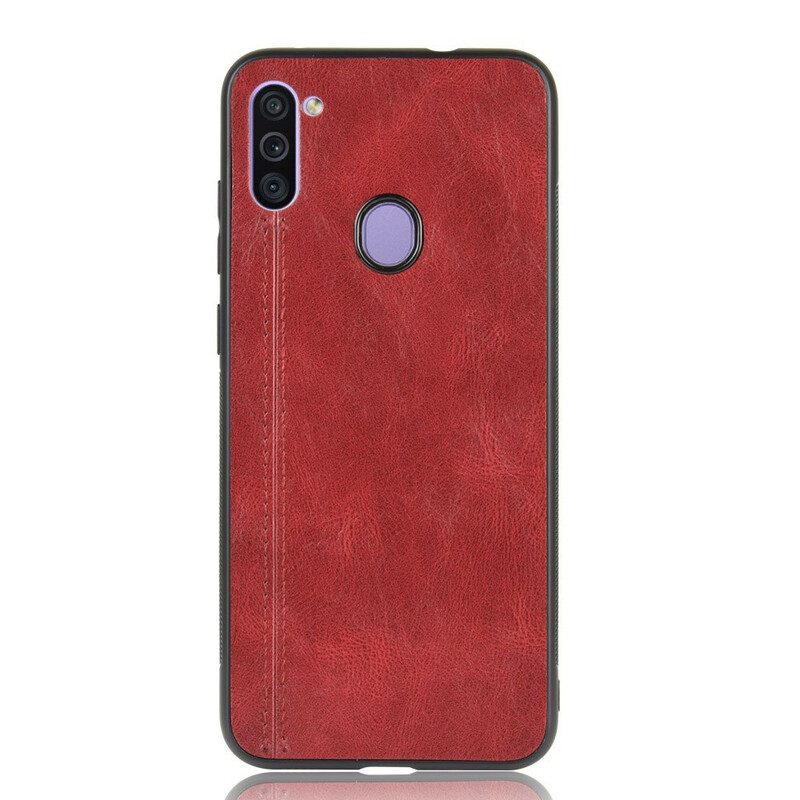 Cover Samsung Galaxy M11 Effetto Pelle Couture