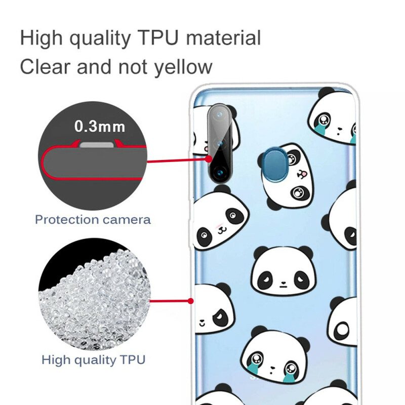 Cover Samsung Galaxy M11 Panda Sentimentali Senza Soluzione Di Continuità