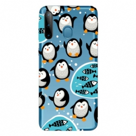 Cover Samsung Galaxy M11 Pinguini E Pesci