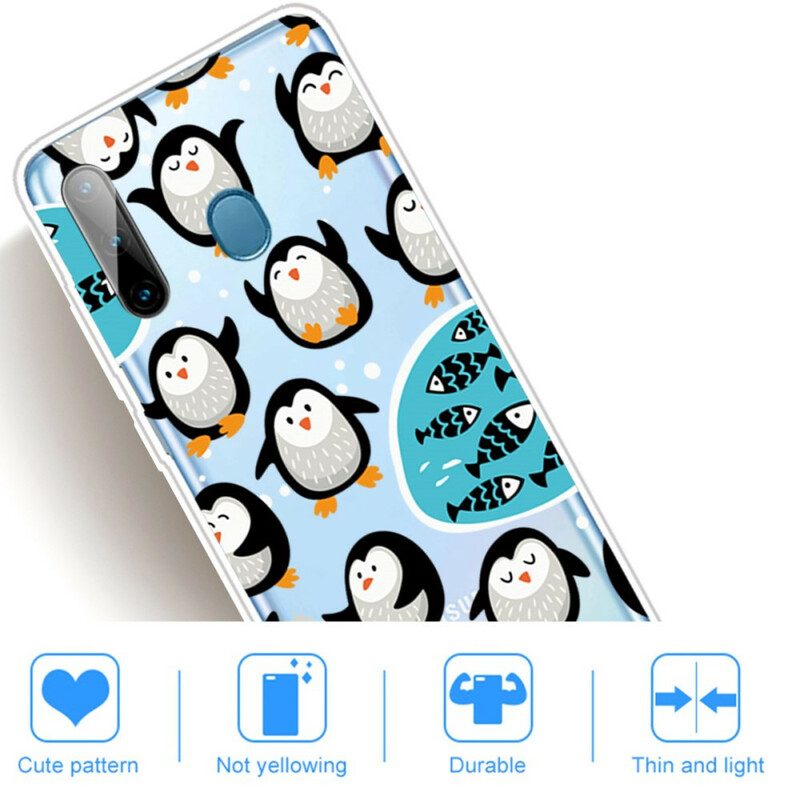 Cover Samsung Galaxy M11 Pinguini E Pesci