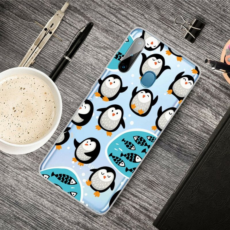 Cover Samsung Galaxy M11 Pinguini E Pesci