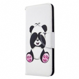 Custodia A Portafoglio Samsung Galaxy M11 Divertimento Panda