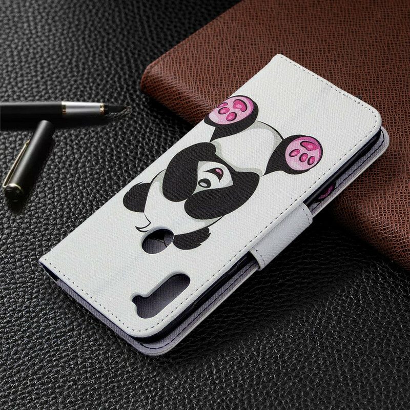 Custodia A Portafoglio Samsung Galaxy M11 Divertimento Panda