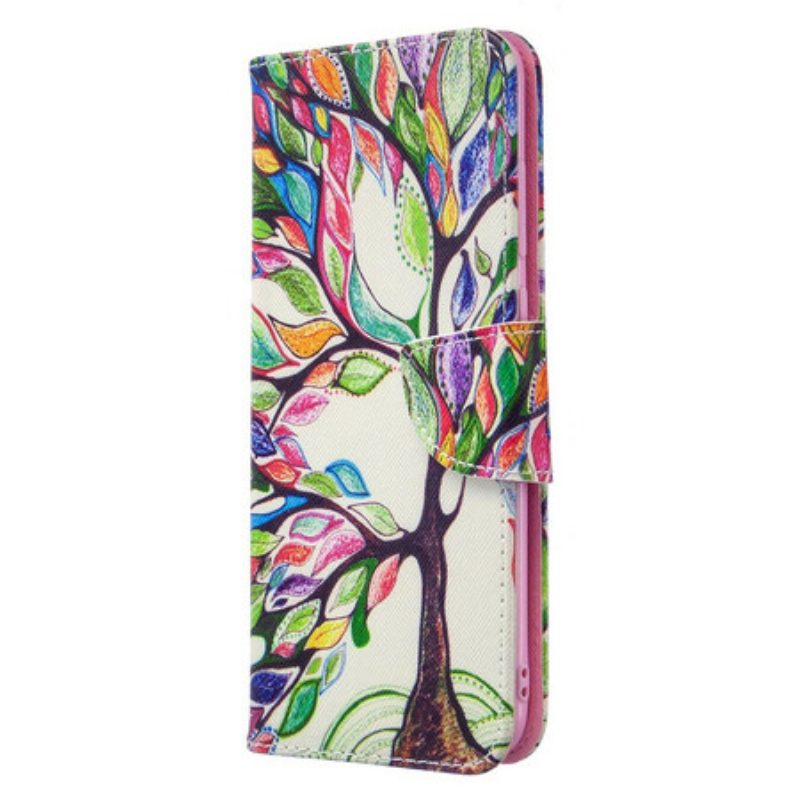 Folio Cover Samsung Galaxy M11 Albero Colorato