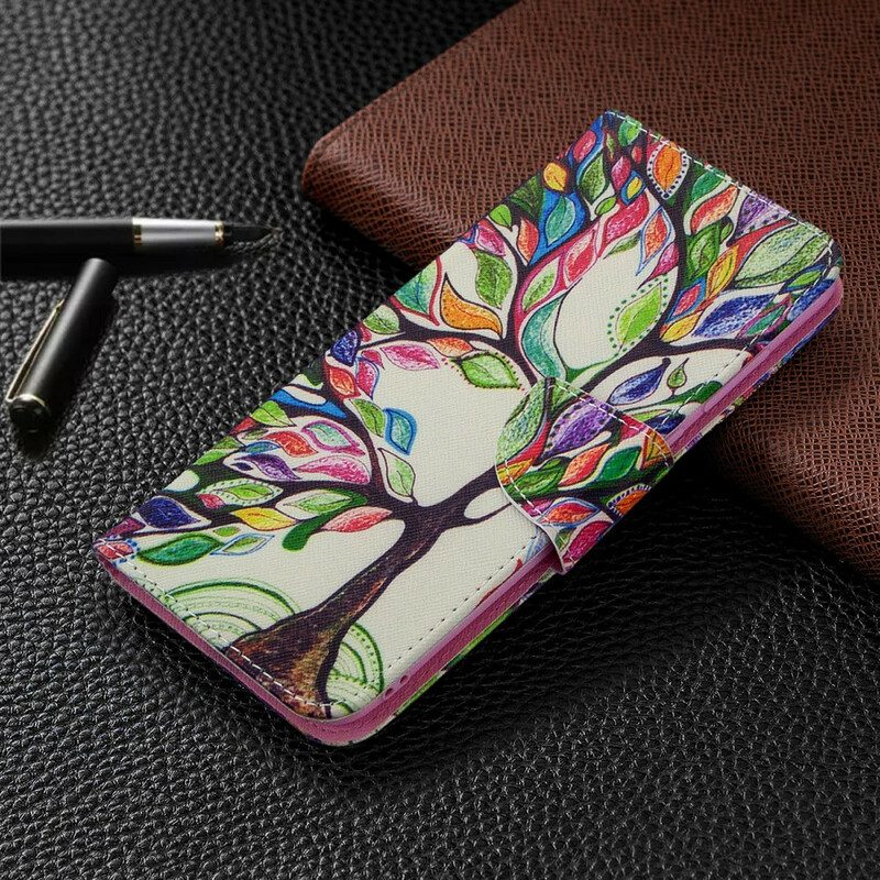 Folio Cover Samsung Galaxy M11 Albero Colorato