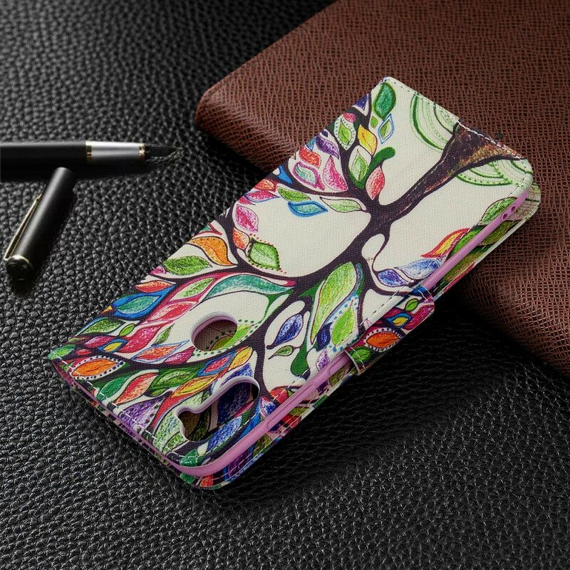 Folio Cover Samsung Galaxy M11 Albero Colorato