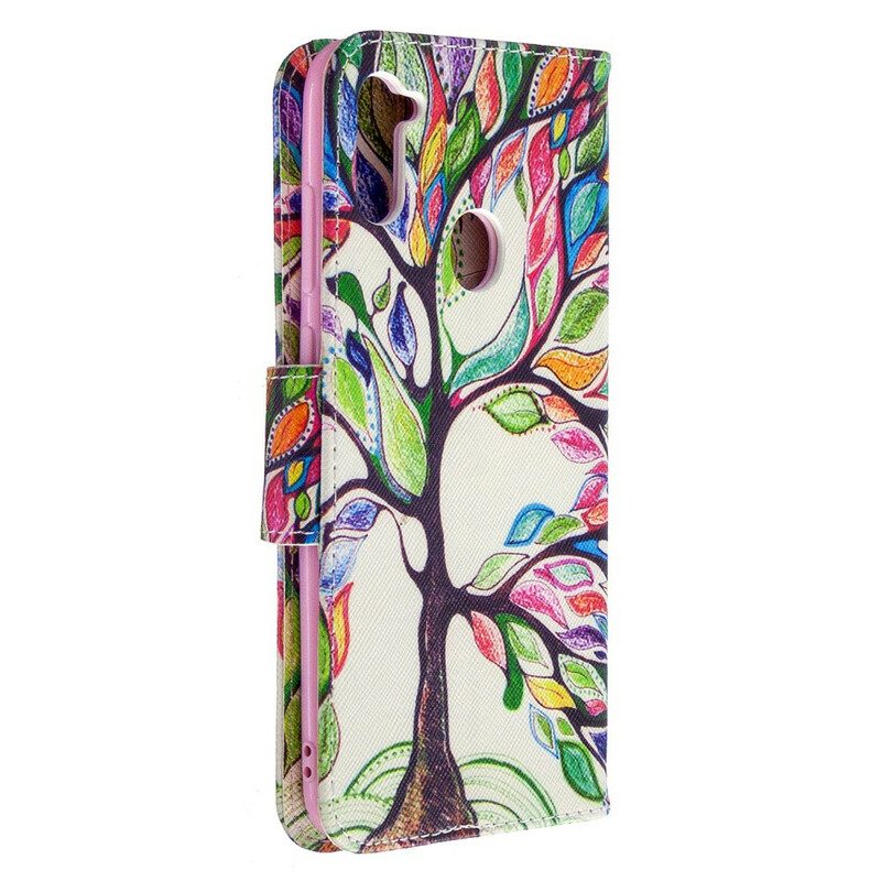 Folio Cover Samsung Galaxy M11 Albero Colorato