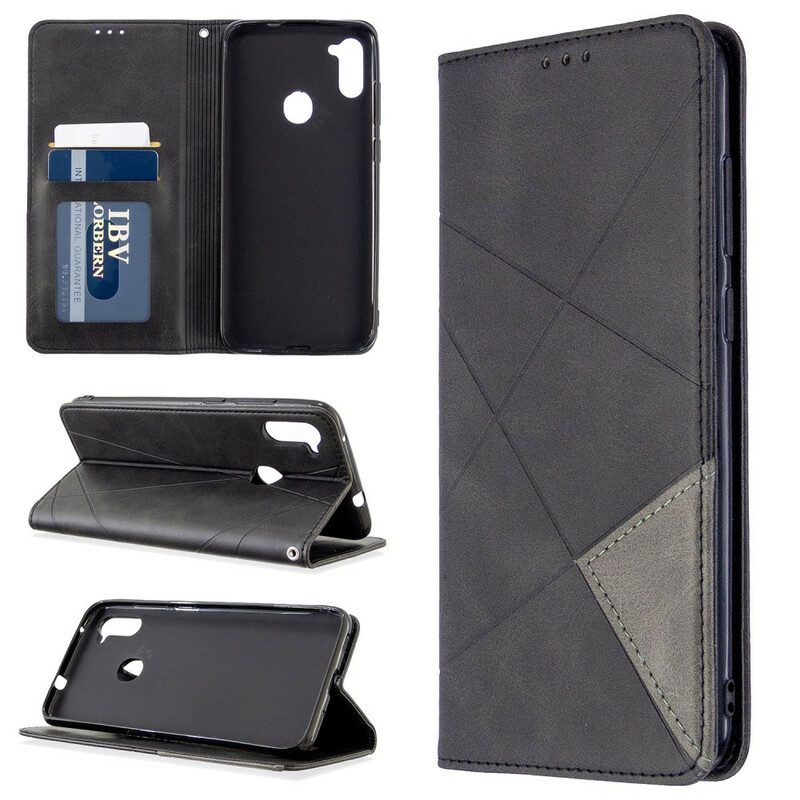 Folio Cover Samsung Galaxy M11 Custodia in pelle Stile D'artista