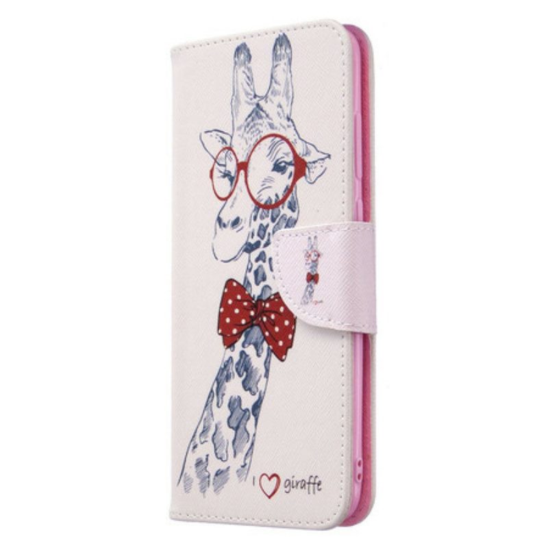 Folio Cover Samsung Galaxy M11 Giraffa Intelligente