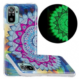 Cover Poco M5s Mandala Colorato Fluorescente