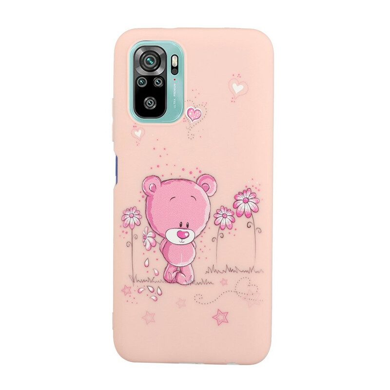 Cover Poco M5s Orso Con Cordino