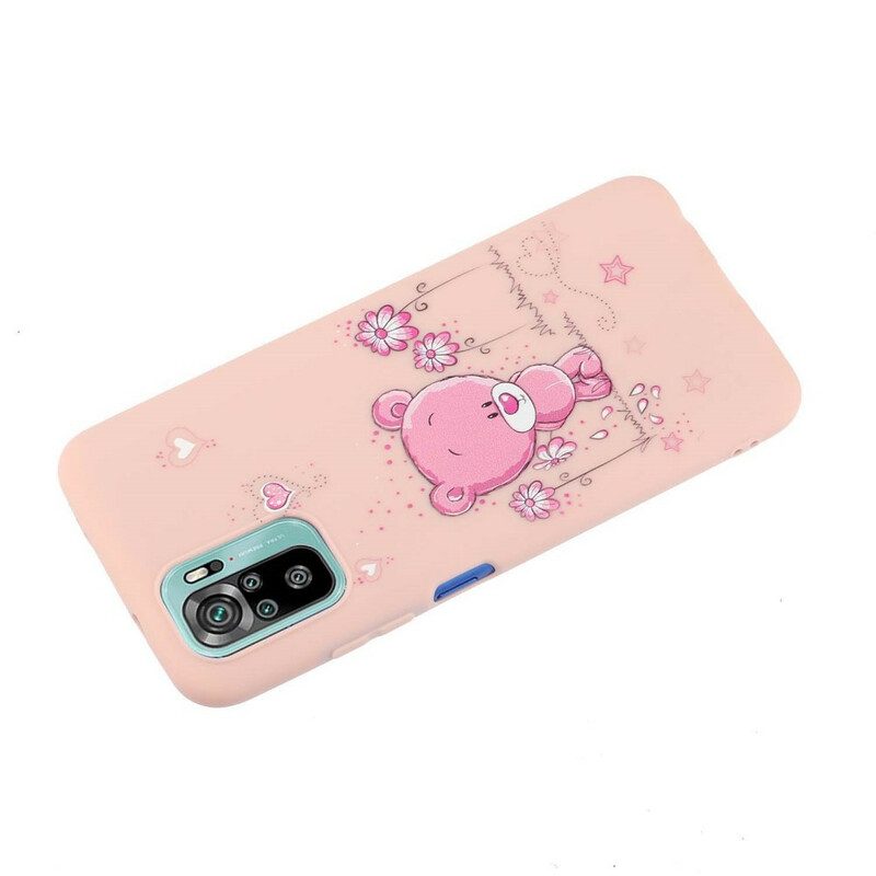 Cover Poco M5s Orso Con Cordino