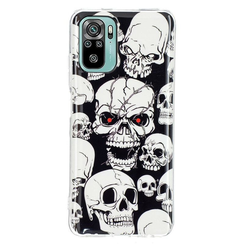 Cover Poco M5s Teschi Fluorescenti