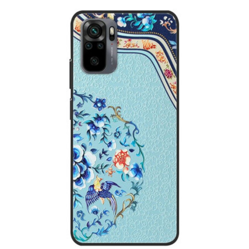 Cover Poco M5s Uccello E Fiore