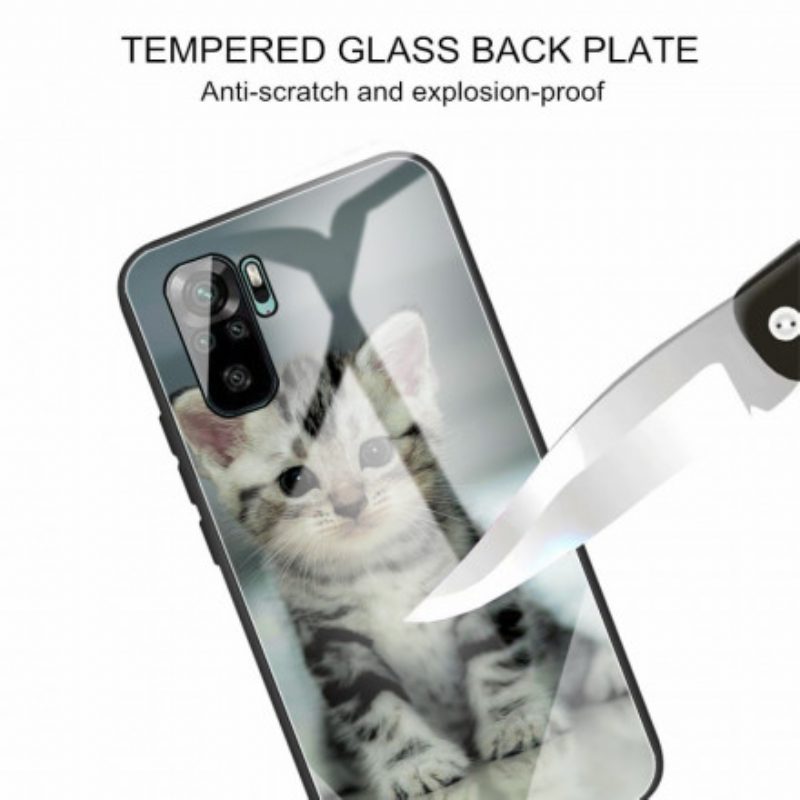 Cover Poco M5s Vetro Temperato Gattino