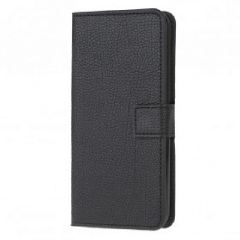 Folio Cover Poco M5s Effetto Pelle Grana Litchi