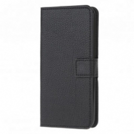 Folio Cover Poco M5s Effetto Pelle Grana Litchi