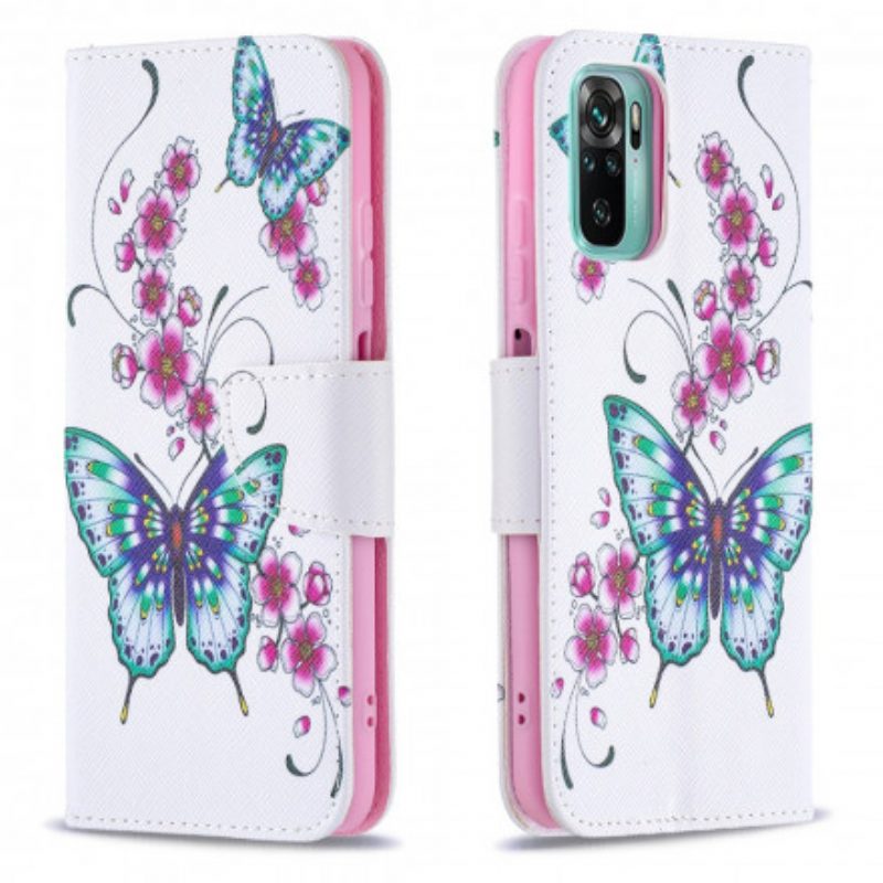 Folio Cover Poco M5s Meravigliose Farfalle