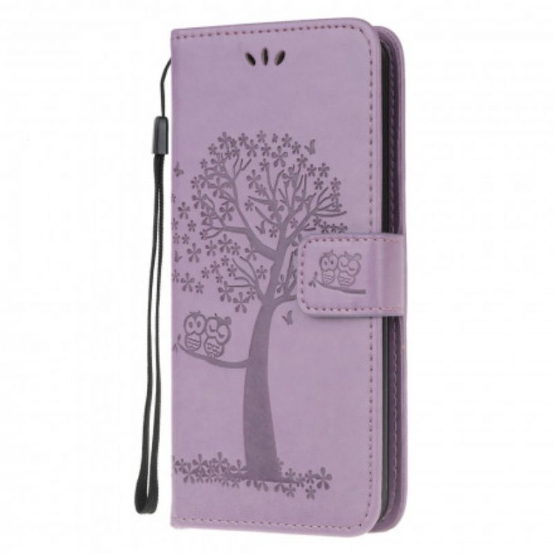 Folio Cover Poco M5s Perizoma Albero E Gufi