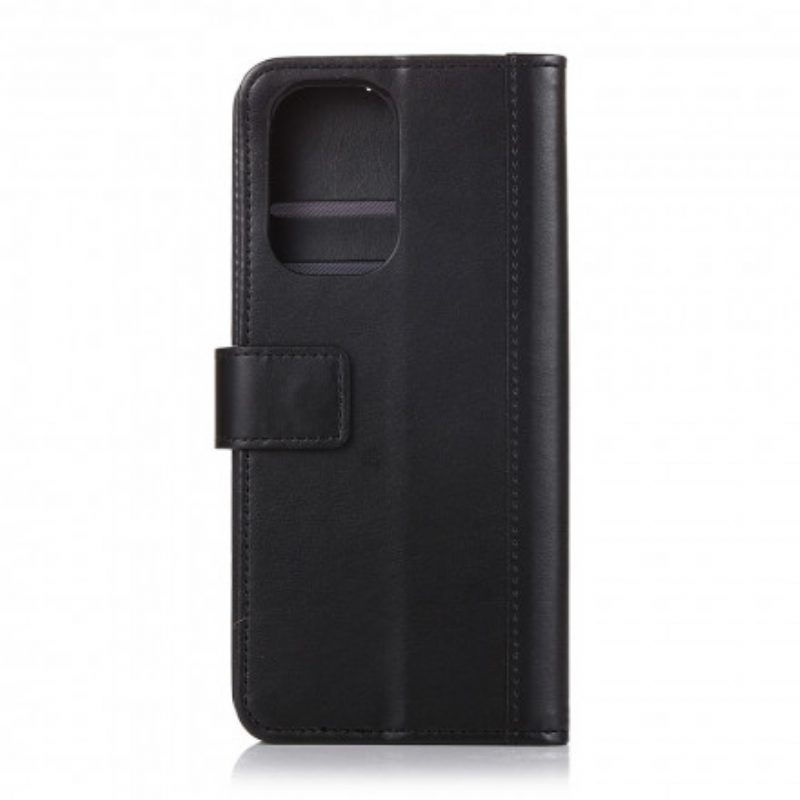 Folio Cover Poco M5s Stile Pelle Crosta