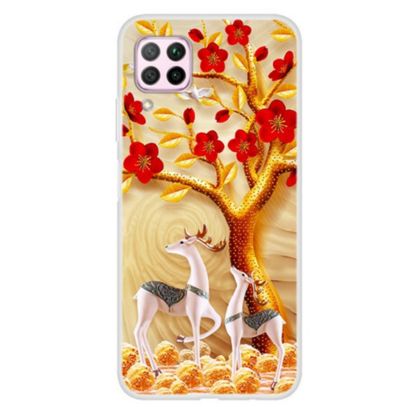 Cover Huawei P40 Lite Albero D'oro