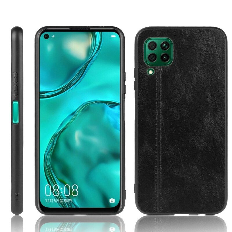 Cover Huawei P40 Lite Cuciture In Pelle Stile