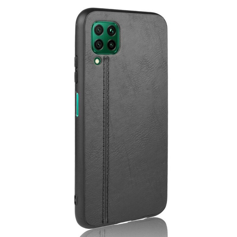 Cover Huawei P40 Lite Cuciture In Pelle Stile