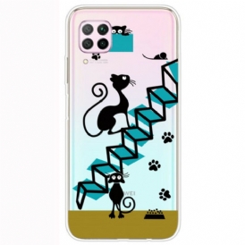 Cover Huawei P40 Lite Gatti Divertenti