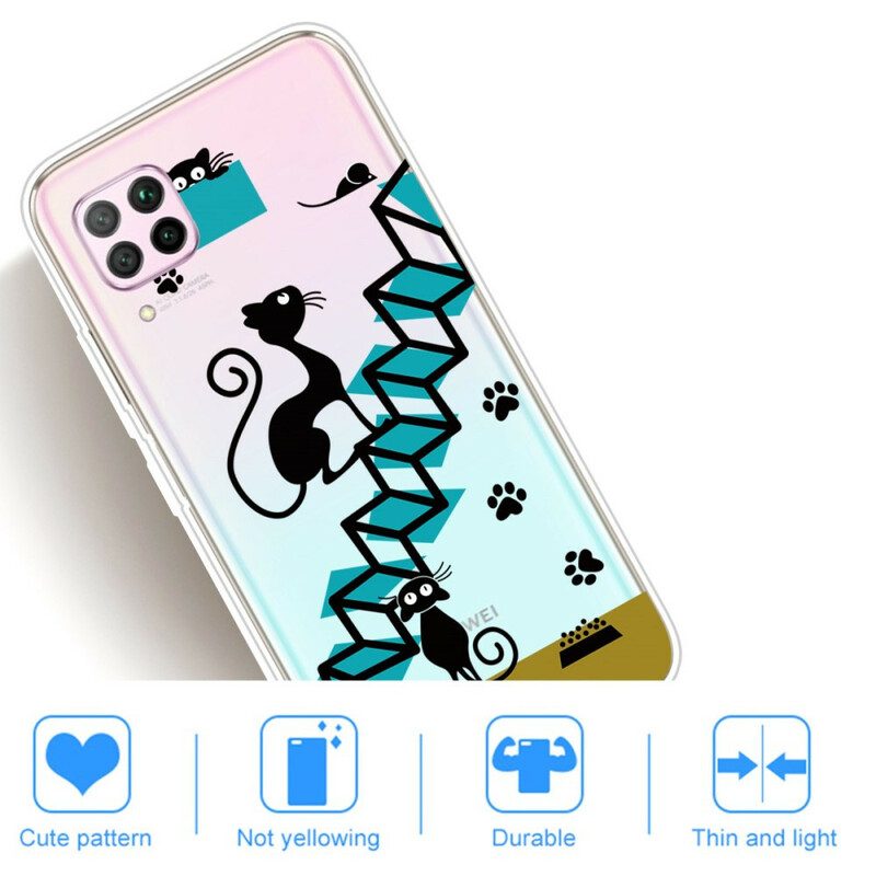 Cover Huawei P40 Lite Gatti Divertenti