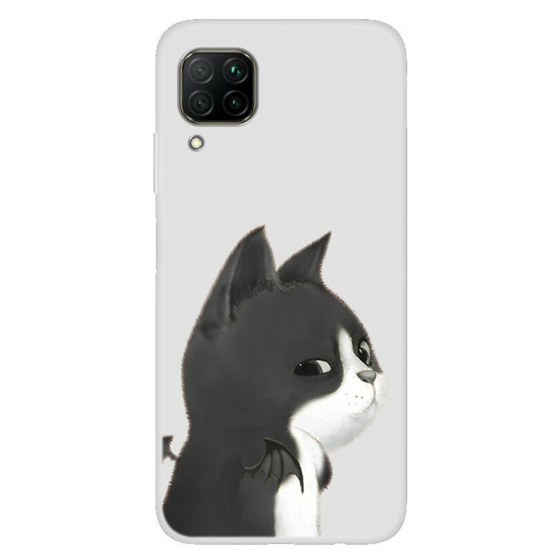 Cover Huawei P40 Lite Gatto Diavolo